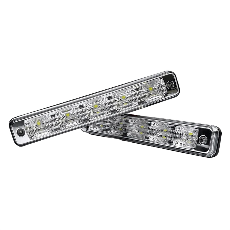 Lumen® - 7.5" Rectangular LED Daytime Running Lights with Auto On/Off